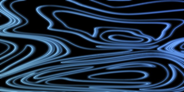 Neon Glow blue lines on a dark background, Glowing background