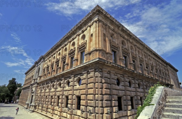 Spain, Andalusia, Granada, Alhambra, Palace of Charles V