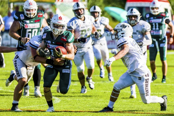 CEFL Bowl, 25 June 2022, Shwaebish HallSchwäbisch Hall Unicorns, RB # 15 Lars Kozlowski