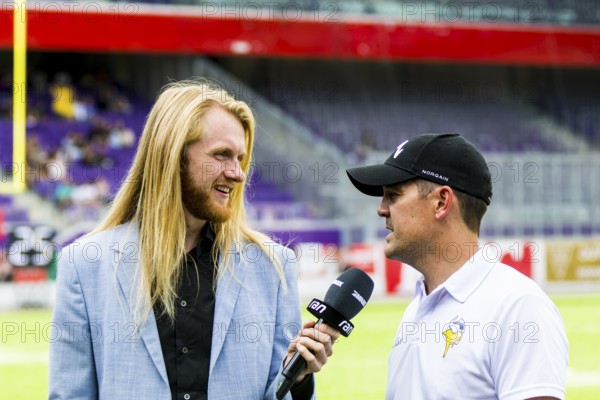 European League of Football, ELF/ Halbfinalspiel : Stuttgart Surge @ Vienna Vikings am 16. Sept. 2023 , in der Generali-Arena , Wien , Österreich
