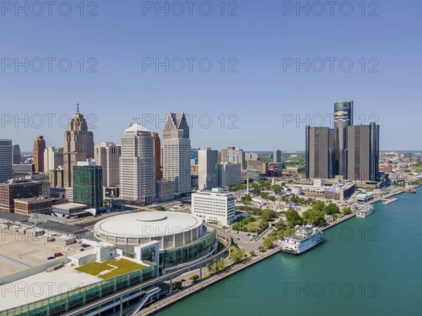 The Streets of Downtown Detroit plays host to the INDYCAR Series for the Chevrolet Detroit Grand Prix in Detroit, MI, USA