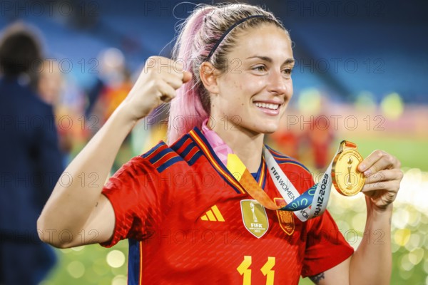 SYDNEY, AUSTRALIA, AUGUST 20: Alexia PUTELLAS of Spain after Spain beats England in the final of the FIFA Women's World Cup Australia New Zealand 2023 at Stadium Australia on August 20, 2023