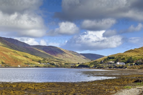Landscape from Killary Harbour Fairy Tree viewpoint in Galway county, Ireland