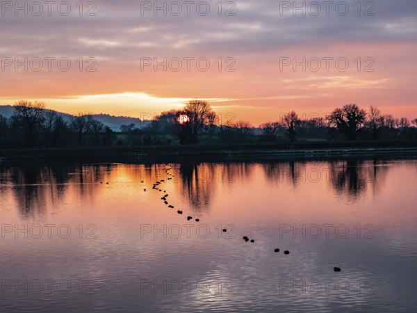 Tring Reservoir at Sunset