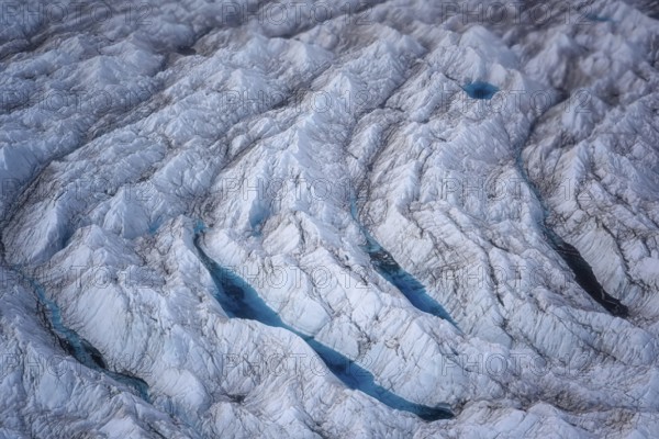 Greenland Ilulissat glaciers at fjord Disco Bay West Greenland