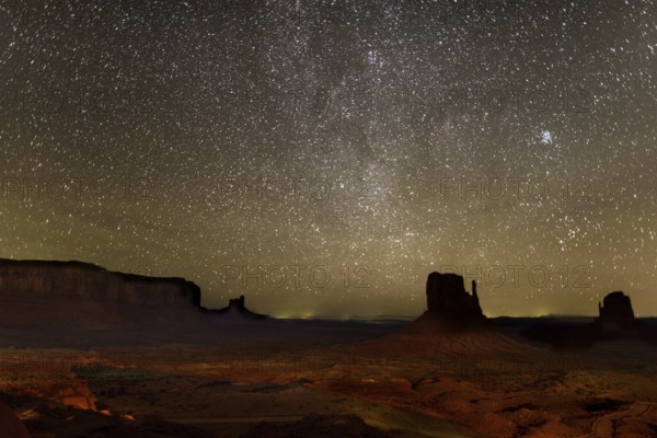 Monument Valley View with stars