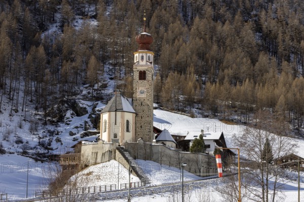 Pilgrimage Church of Our Lady, Madonna, Val Senales, South Tyrol, Italy