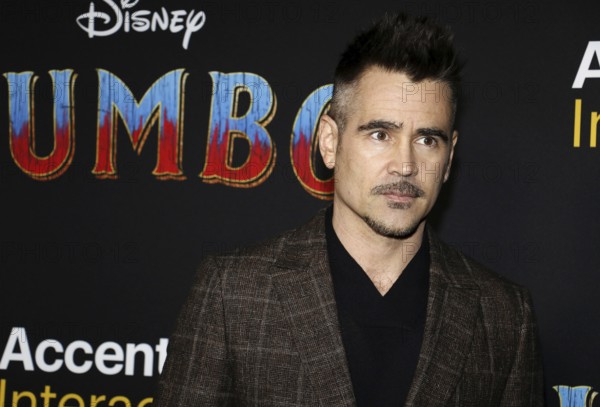 Colin Farrell at the World premiere of 'Dumbo' held at the El Capitan Theatre in Hollywood, USA on March 11, 2019., Hollywood, California, USA