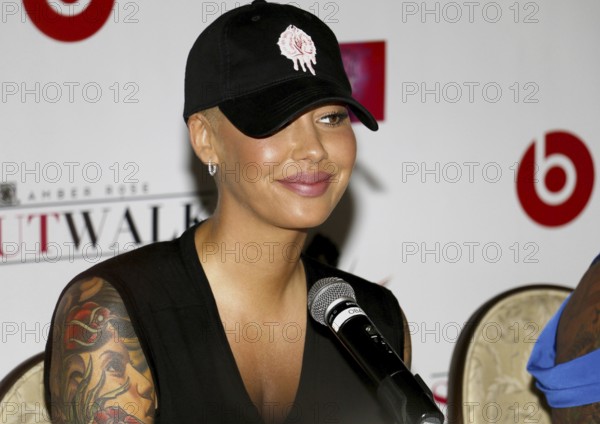 Amber Rose at the SlutWalk Festival Press Conference held at the Four Seasons Hotel in Beverly Hills, USA on September 29, 2016