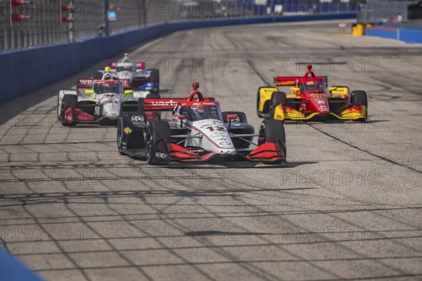 NTT INDYCAR SERIES driver, WILL POWER (12) (AUS) of Toowoomba, Australia races through the turns during the Hy-Vee Milwaukee Mile 250's at The Milwaukee Mile in West Allis, WI, West Allis, United States of America