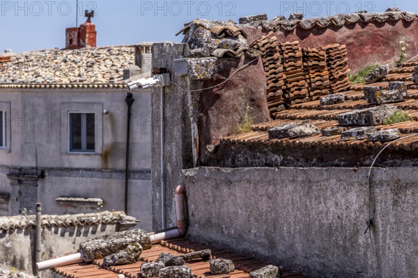 Scenic sight in Monte Sant'Angelo, ancient village in the Province of Foggia, Apulia (Puglia), Italy