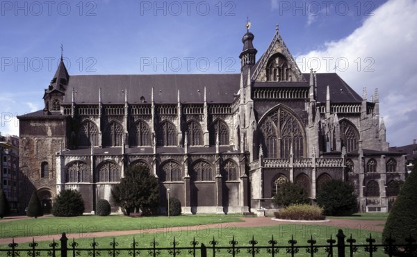 View from south, St., Sankt, Saint