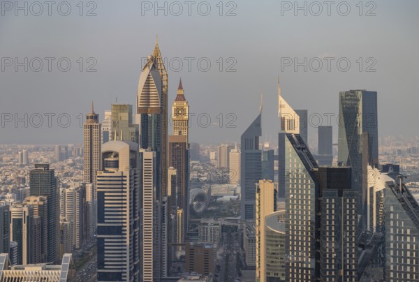 A picture of the tall buildings at the Trade Centre district