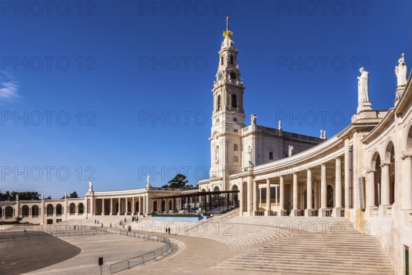 The magnificent cathedral complex and the Church. Portugal, City Fatima - Catholic pilgrimage center