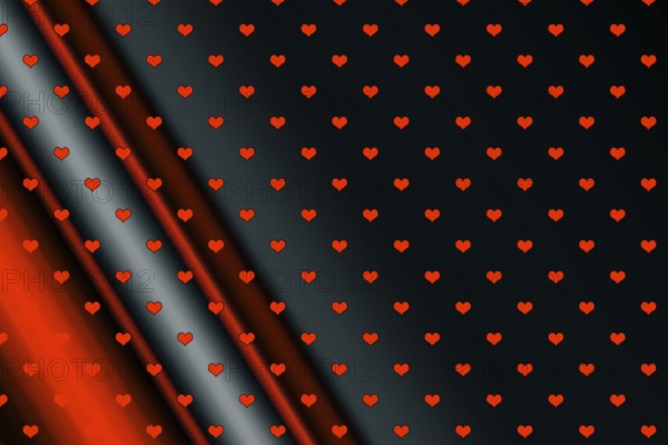 Valentine's Day template with heartsfor banners, inviations, advertisements, cards