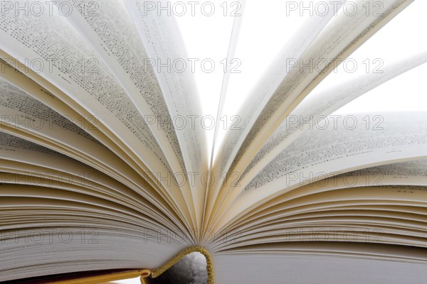 Books lie open on a white background Austria