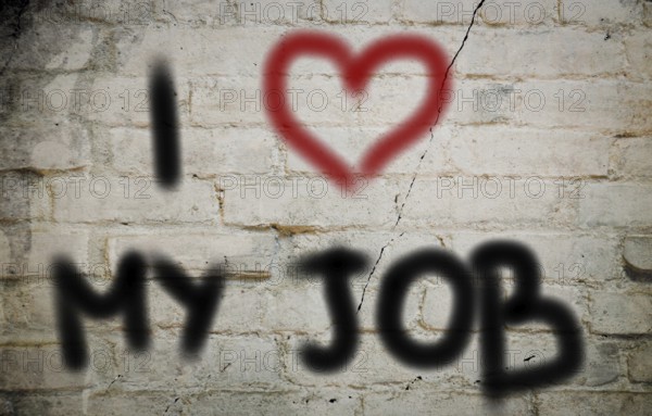 I Love My Job Concept