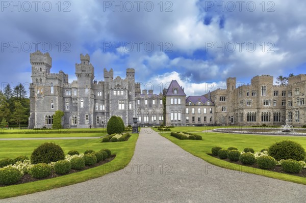 Ashford Castle is a medieval and Victorian castle that has been expanded over the centuries, Ireland