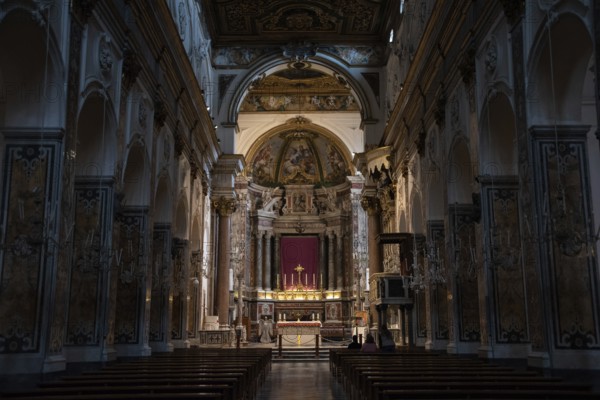 AMALFI, ITALY, APRIL 31 2022, Presbytery of the St. Andrew cathedral in Amalfi, Italy