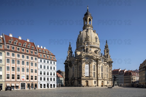 Dresden, Neumarkt with rebuilt Church of Our Lady