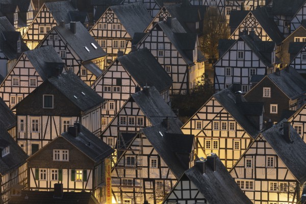 Freudenberg, the old town centre built entirely in half-timbered construction