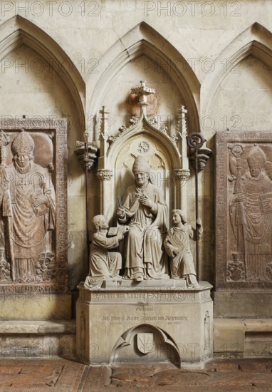 Southern side choir (Sailer Chapel), tomb of Bishop Sailer, St., St., Saint