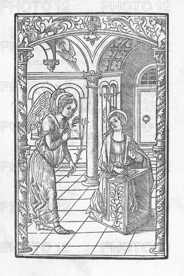 Bernard of Clairvaux, O.Cist (1090 – August 20, 1153) was a French abbot and the primary builder of the reforming Cistercian order.<br/><br/> After the death of his mother, Bernard sought admission into the Cistercian order. Three years later, he was sent to found a new abbey at an isolated clearing in a glen known as the Val d'Absinthe, about 15 km southeast of Bar-sur-Aube. According to tradition, Bernard founded the monastery on 25 June 1115, naming it Claire Vallée, which evolved into Clairvaux. There Bernard would preach an immediate faith, in which the intercessor was the Virgin Mary. <br/><br/> In the year 1128, Bernard assisted at the Council of Troyes, at which he traced the outlines of the Rule of the Knights Templar, who soon became the ideal of Christian nobility