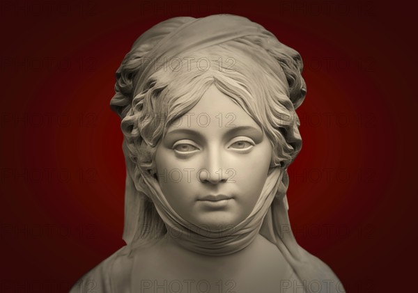 Louise of Mecklenburg-Strelitz, Luise Herzogin zu Mecklenburg - Strelitz, Luise Auguste Wilhelmine Amalie Herzogin zu Mecklenburg, Königin Luise, 1776 – 1810, Queen of Prussia as the wife of King Frederick William III, digitally edited after a bust by Johann Gottfried Schadow