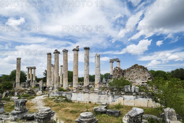 The Aphrodisias ancient city archaeological site in Aydin, Turkey