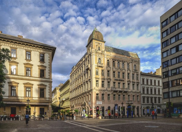 Streets of the old town of Budapest, Hungary, Budapest, Hungary