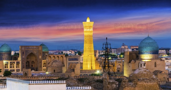 View of the Historic Centre of Bukhara, Uzbekistan