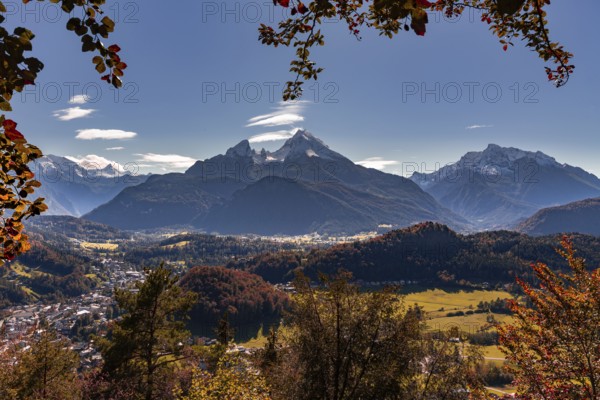 Autumn at the Watzmann in Berchtesgadener Land, Bavaria, Germany