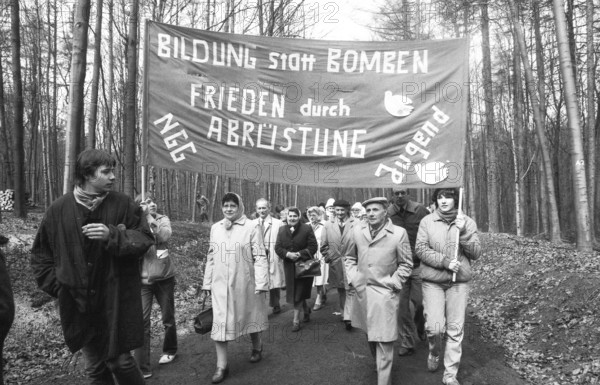 Demonstration in the Bittermark 1982, Germany