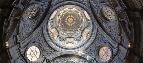 Turin, Italy - Circa August 2021: the Chapel of the Shroud, 1694 by Guarini. One of the most important holy locations for Christian religion