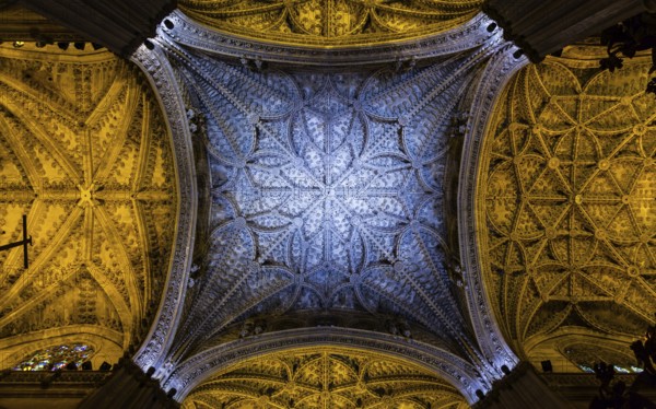 Plenty of interesting details in this Seville Spain Cathedral Interior - 400 years old