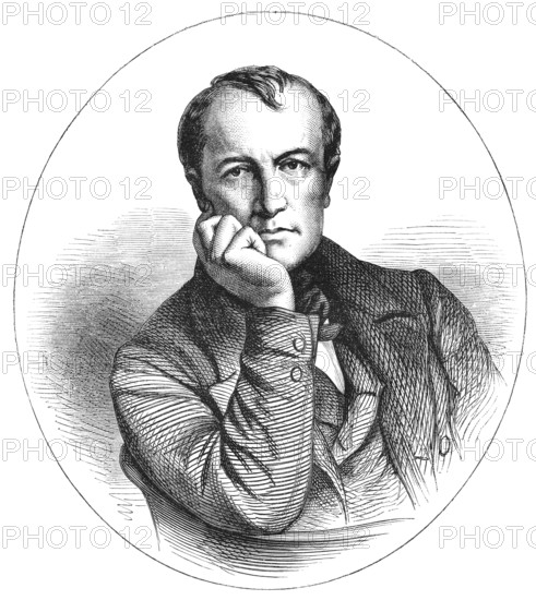 Hippolyte Delaroche (17 July 1797 ? 4 November 1856), commonly known as Paul Delaroche, was a French painter born in Paris. Engraving from a magazine printed in 1867