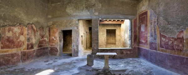 Naples Campania Italy. Pompeii was an ancient Roman city near modern Naples in the Campania region of Italy, in the territory of the comune of Pompei. Pompeii is a UNESCO World Heritage Site status and is one of the most popular tourist att