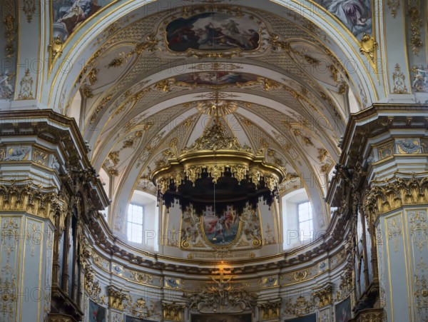 Interior View of the Cathedral of St Alexander in Bergamo