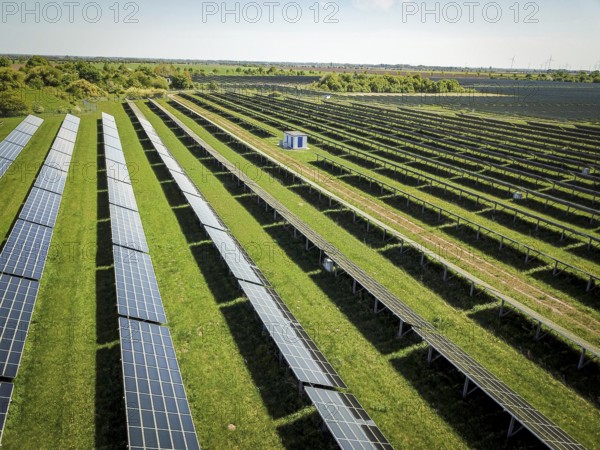 Solarpark, Luftbild
