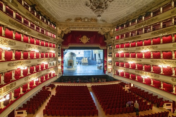 Milan Italy. Teatro alla Scala Opera House