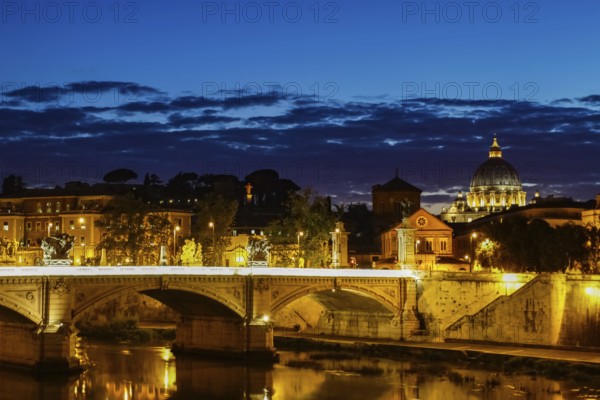 Rome, Italy - June 11, 2012: The eternal city of Rome, Roman streets and buildings, modern and ancient architecture of Rome
