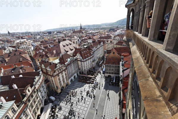 Prague, Old Town Square, View from the Town Hall Tower Prague, Austria