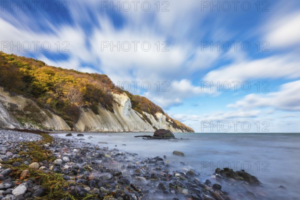 Baltic Sea coast on the island of Mön in Denmark