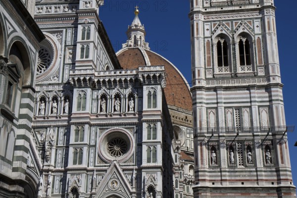 The façade of Florence Cathedral, Tuscany, Italy Florence, Italy