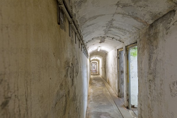 Air-raid shelters on the island of Helgoland, Schleswig-Holstein, Germany