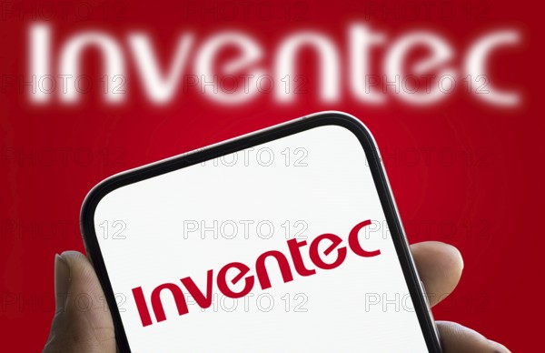 inventec logo is displayed on smartphone. Inventec is a Taiwanese ODM specializing in notebooks, servers, and mobile devices