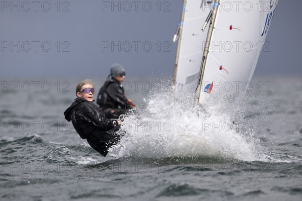 Andreas Dick, Olympic Centre - Schilksee, Kiel, Schleswig Holstein, Carla WESTERHEIDER from SKBUE #GER1875, Training Sailing Team West, Golden Opti 2025 on 23.05.2025 at the Olympic Centre, Schilksee in Kiel Germany