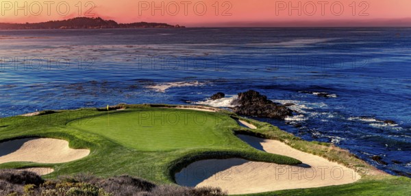 Pebble Beach golf course, Monterey, California, usa