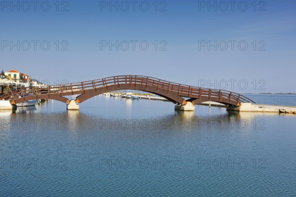 A bridge in the city of Lefkada, Greece