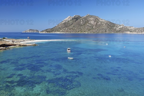 Agios Pavlos beach of Amorgos island in Cyclades, Greece